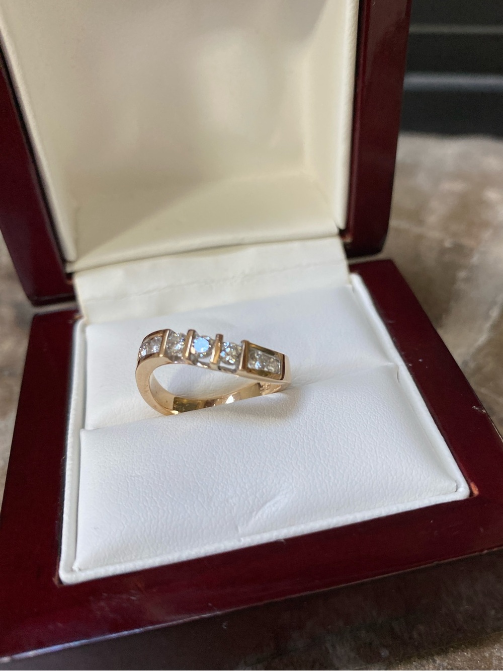 GENUINE NATURAL DIAMONDS Ring GENUINE 14KT GOLD